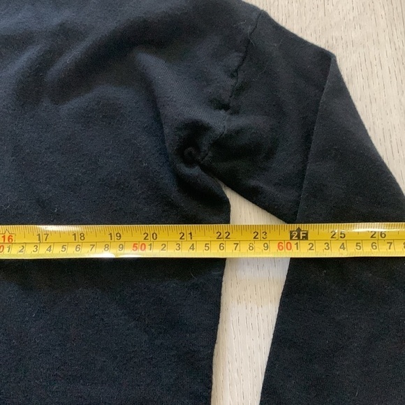 & Merci‎ Black v neck pullover Sweater Dress S NWT casual oversized Lagenlook - Picture 9 of 10